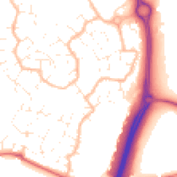 Daytime road noise heatmap for BS16 7JB