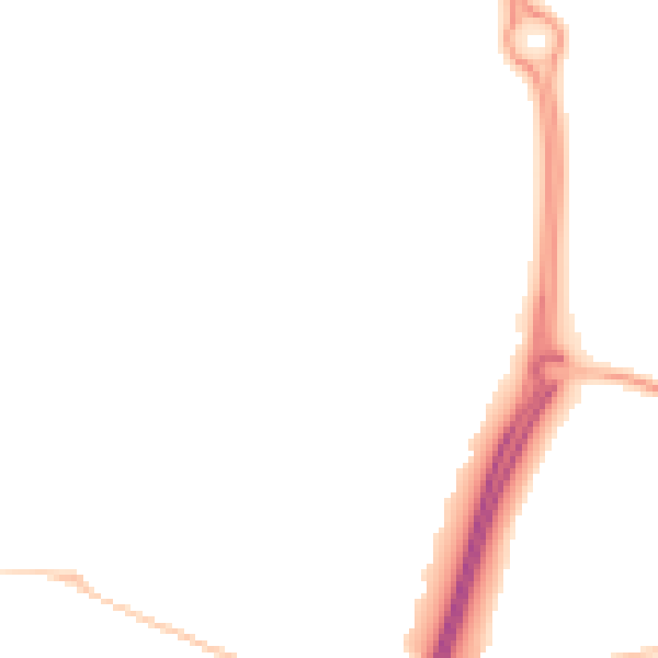 Night-time road noise heatmap for BS16 7JB