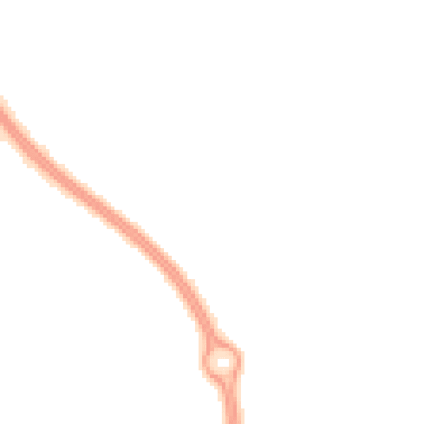 Night-time road noise heatmap for BS16 7LD