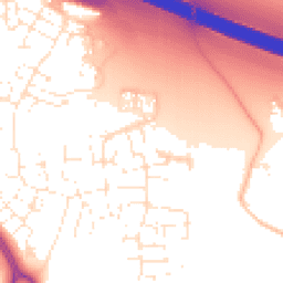 Daytime road noise heatmap for BS16 7PH