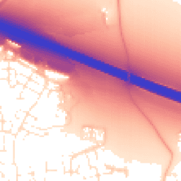 Daytime road noise heatmap for BS16 7PU