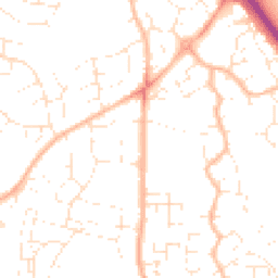 Daytime road noise heatmap for BS16 9BP