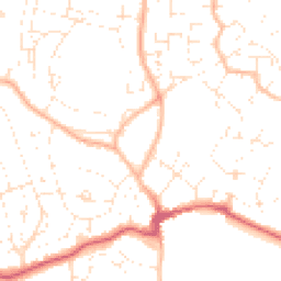 Daytime road noise heatmap for BS16 9DA