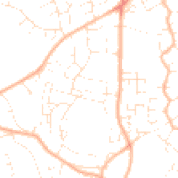 Daytime road noise heatmap for BS16 9DS