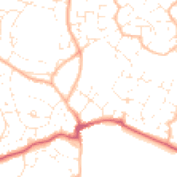 Daytime road noise heatmap for BS16 9EU