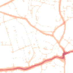 Daytime road noise heatmap for BS16 9HG