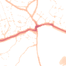 Daytime road noise heatmap for BS16 9JF