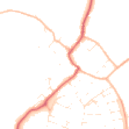 Daytime road noise heatmap for BS16 9QB