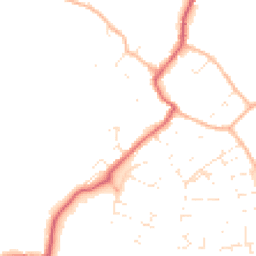 Daytime road noise heatmap for BS16 9QD
