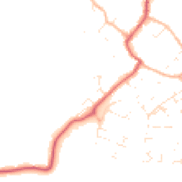 Daytime road noise heatmap for BS16 9QF
