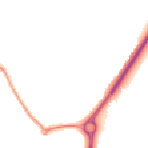 Night-time road noise heatmap for BS16 9QS