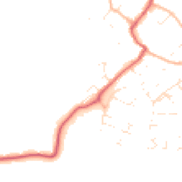 Daytime road noise heatmap for BS16 9QT