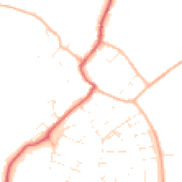 Daytime road noise heatmap for BS16 9RA