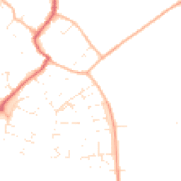 Daytime road noise heatmap for BS16 9RP