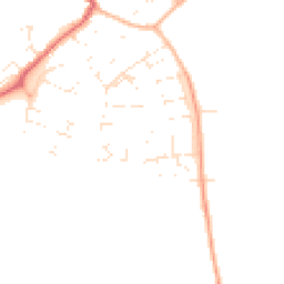 Daytime road noise heatmap for BS16 9SR