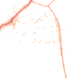 Daytime road noise heatmap for BS16 9ST