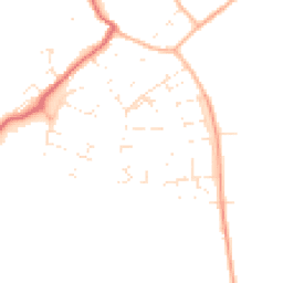 Daytime road noise heatmap for BS16 9SY