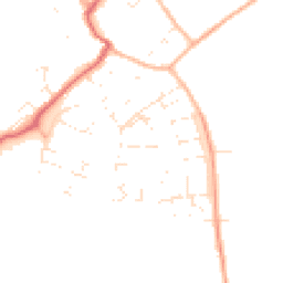 Daytime road noise heatmap for BS16 9TA