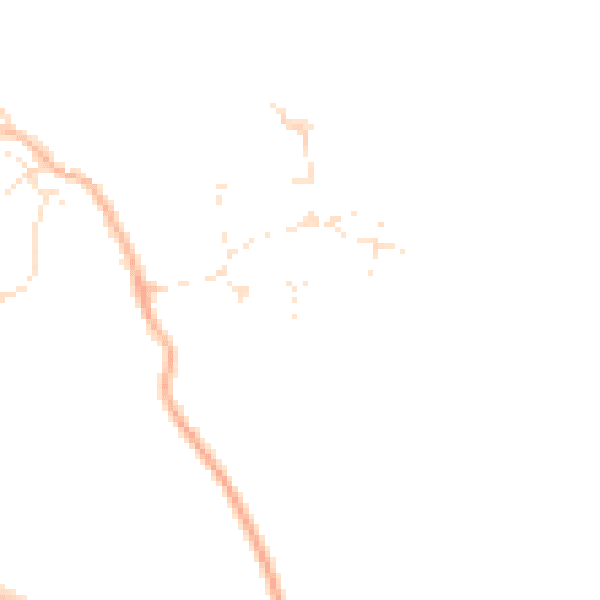 Daytime road noise heatmap for BS20 0EW