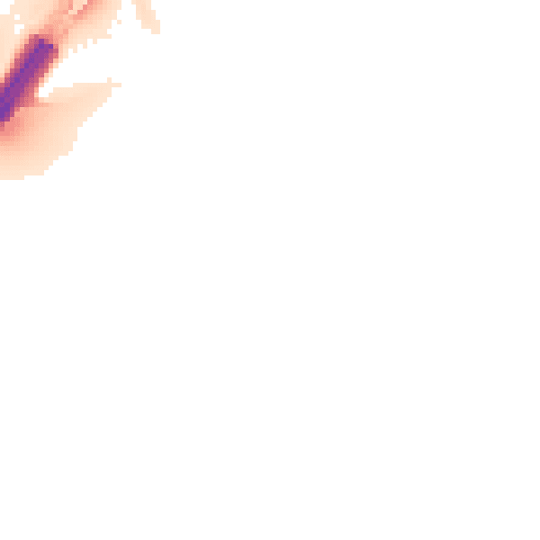 Night-time road noise heatmap for BS20 0LG