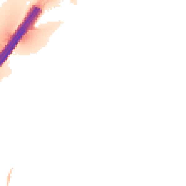 Night-time road noise heatmap for BS20 0LJ