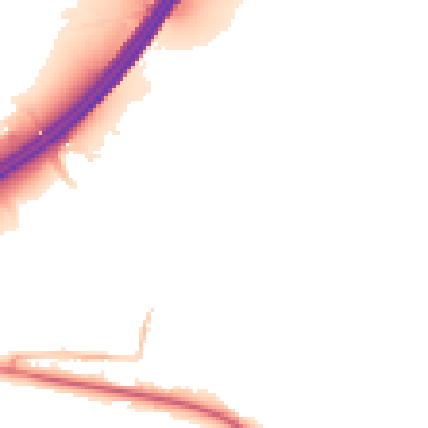Night-time road noise heatmap for BS20 0PA