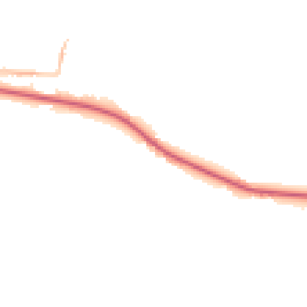 Night-time road noise heatmap for BS20 0QF