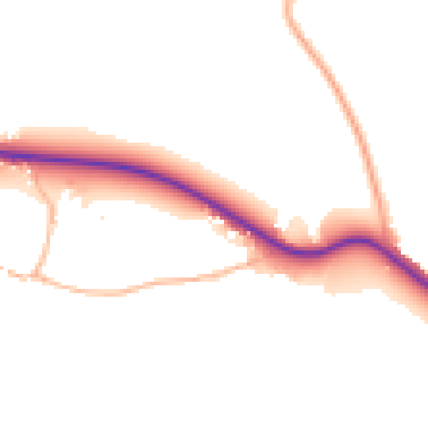 Daytime road noise heatmap for BS20 0QJ
