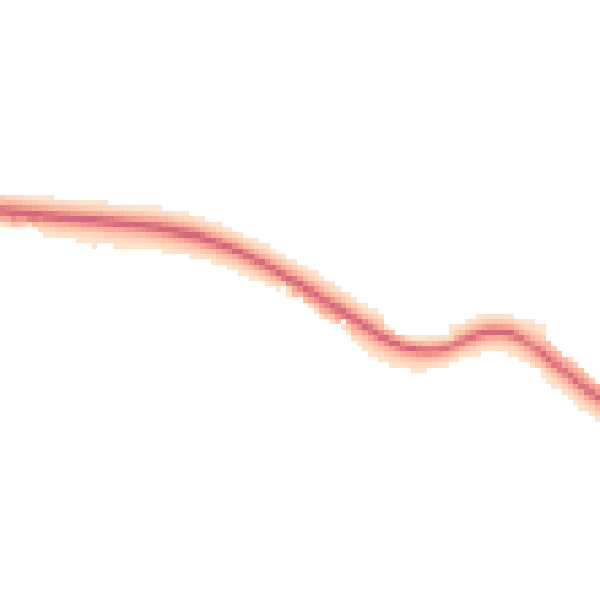 Night-time road noise heatmap for BS20 0QL