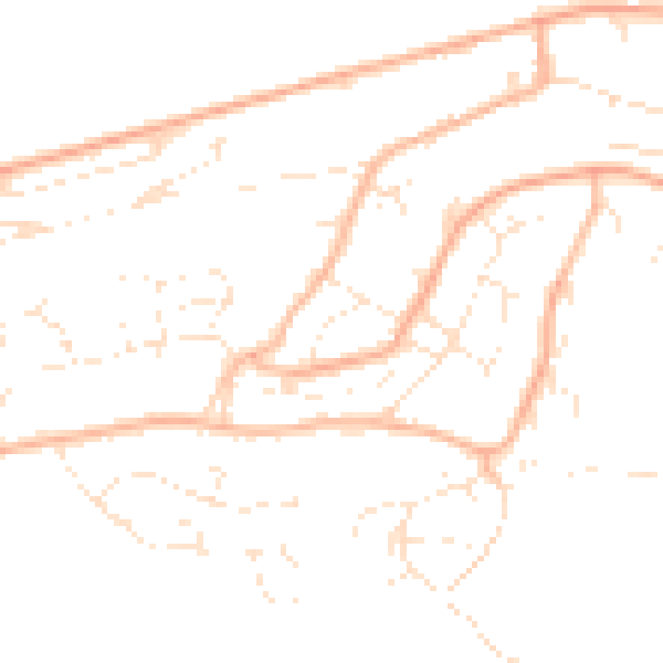 Daytime road noise heatmap for BS20 6LY
