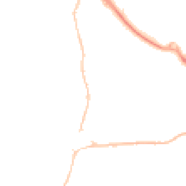 Night-time road noise heatmap for BS20 6PJ