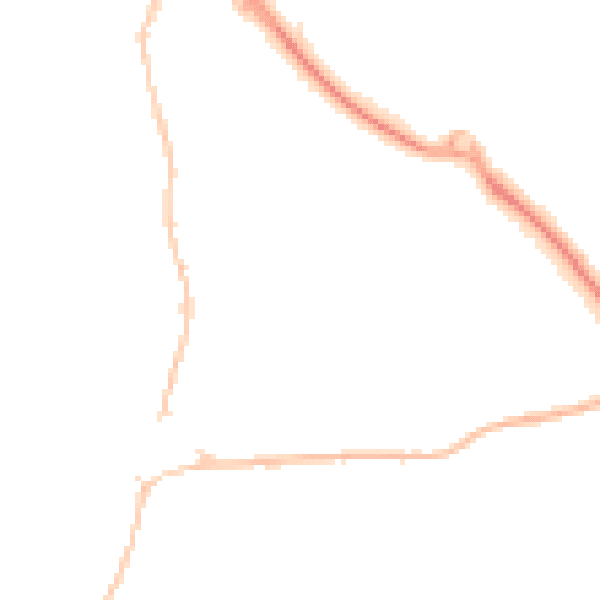 Night-time road noise heatmap for BS20 6US
