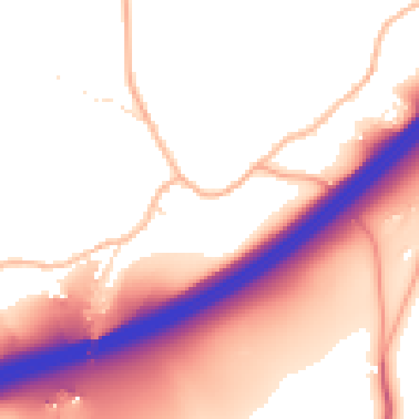 Daytime road noise heatmap for BS20 7RP
