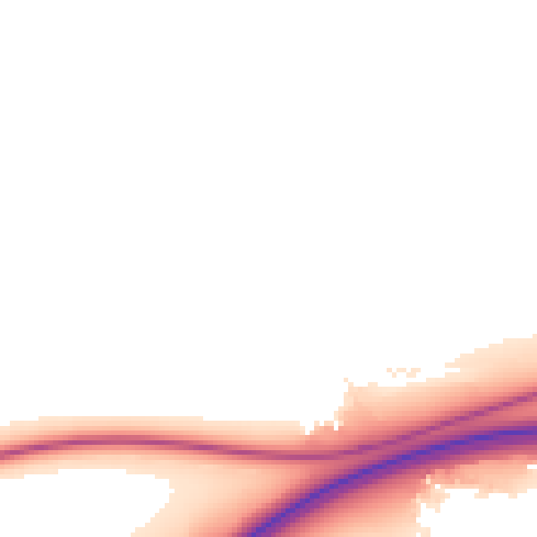 Night-time road noise heatmap for BS20 7TF