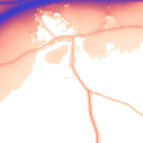 Daytime road noise heatmap for BS20 7UA