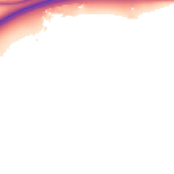 Night-time road noise heatmap for BS20 7UA