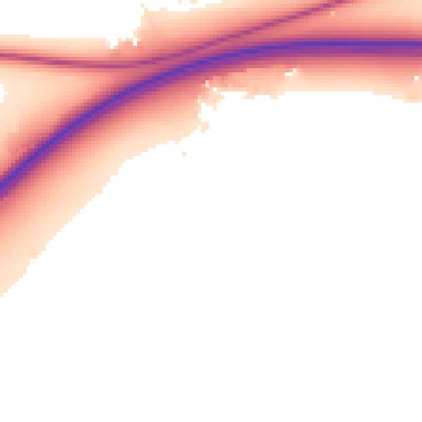 Night-time road noise heatmap for BS20 7UF