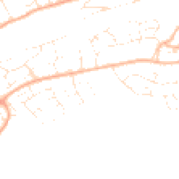 Daytime road noise heatmap for BS20 8RF