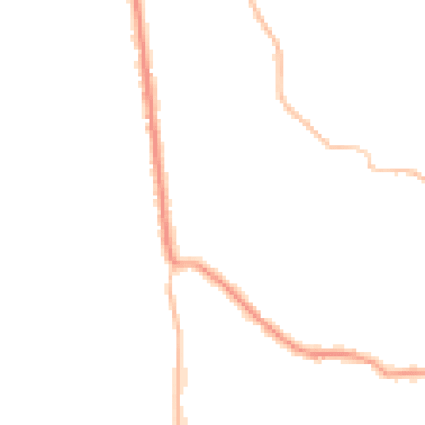 Night-time road noise heatmap for BS27 3AL