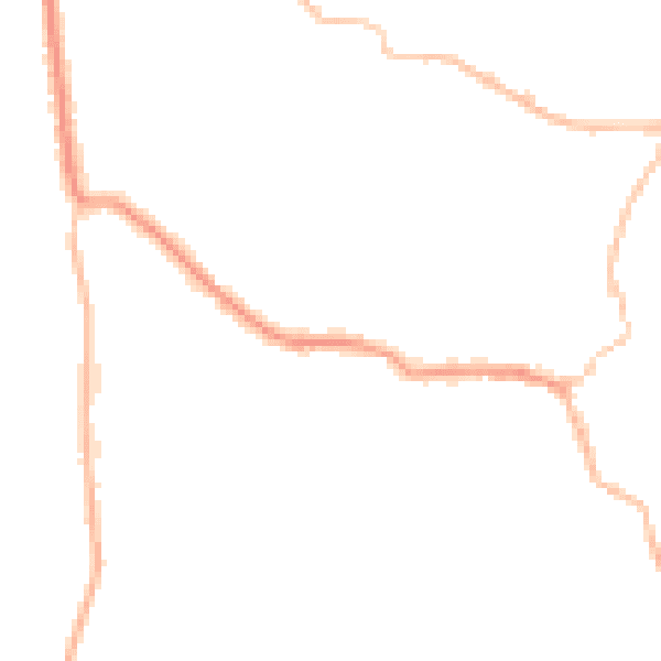 Night-time road noise heatmap for BS27 3AP