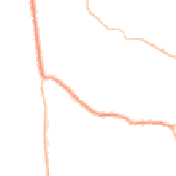 Night-time road noise heatmap for BS27 3AS