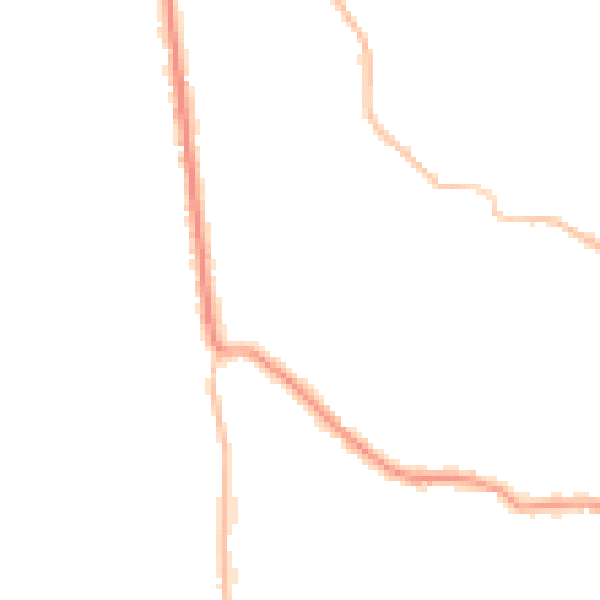 Night-time road noise heatmap for BS27 3AY