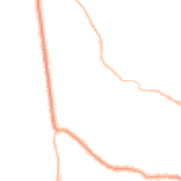Night-time road noise heatmap for BS27 3AZ