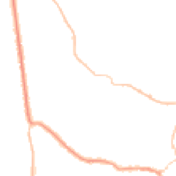 Night-time road noise heatmap for BS27 3BA