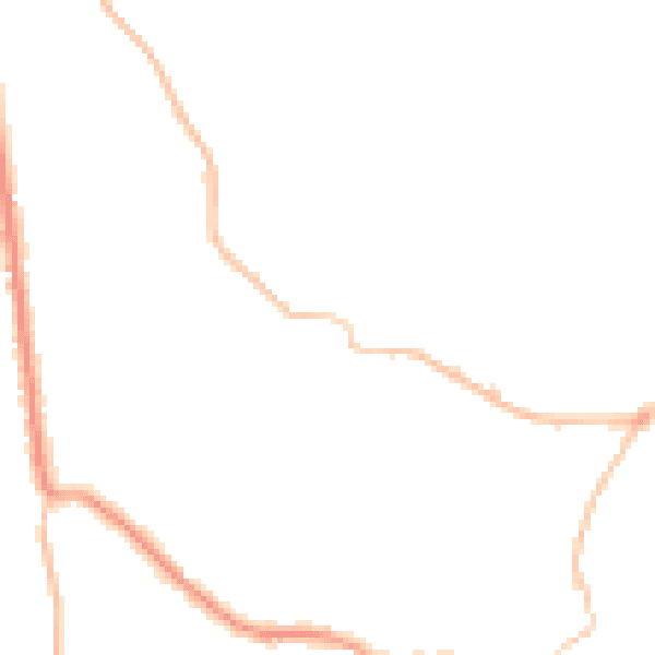 Night-time road noise heatmap for BS27 3BE