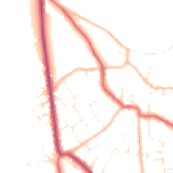 Daytime road noise heatmap for BS27 3BH