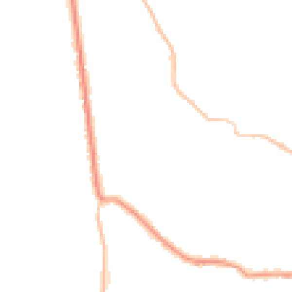 Night-time road noise heatmap for BS27 3BJ