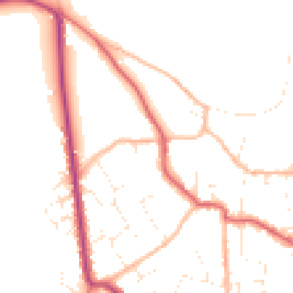 Daytime road noise heatmap for BS27 3BP