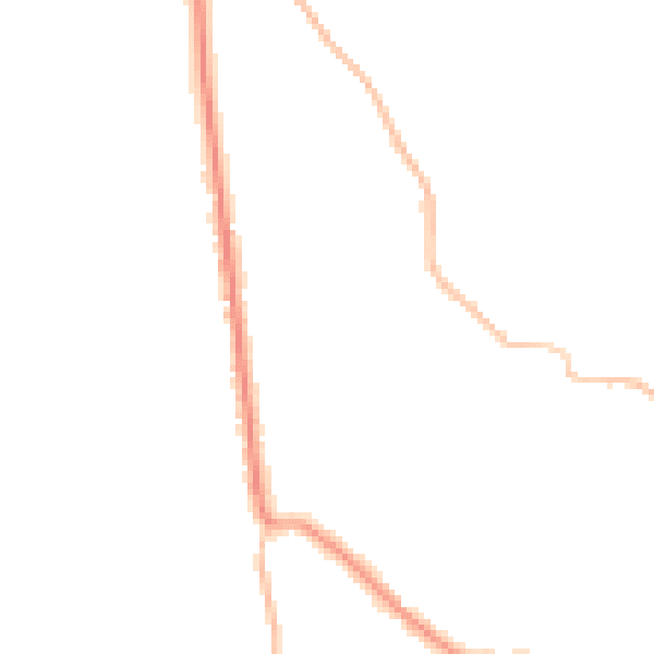 Night-time road noise heatmap for BS27 3BW
