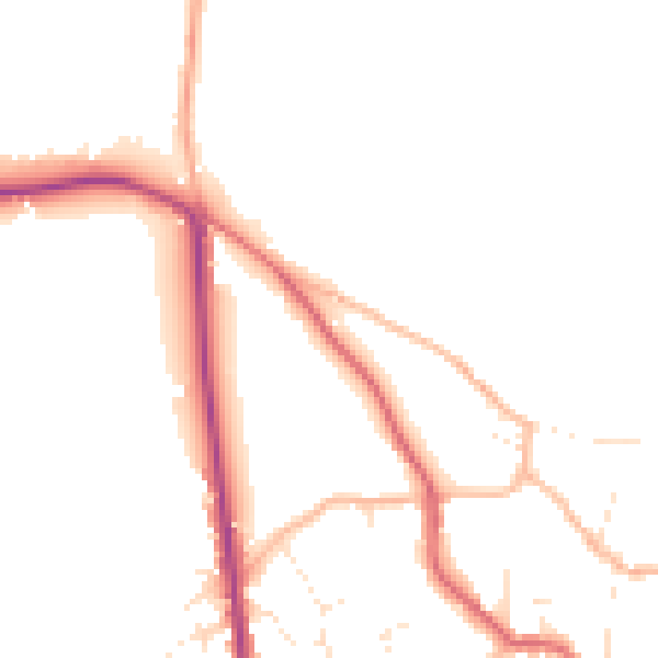 Daytime road noise heatmap for BS27 3BX